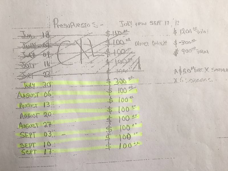 When guards searched the cell of two inmate suspected of involvement in bail capping they found a list of inmate ID numbers, bail bond agent phone numbers and a pay/owe sheet that showed a series of $100 deposits into an account.