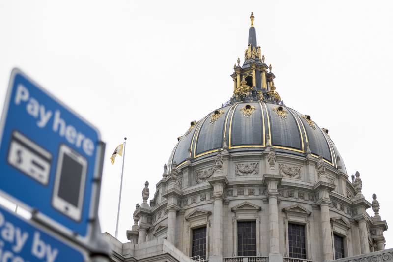 The dome of an ornate building.